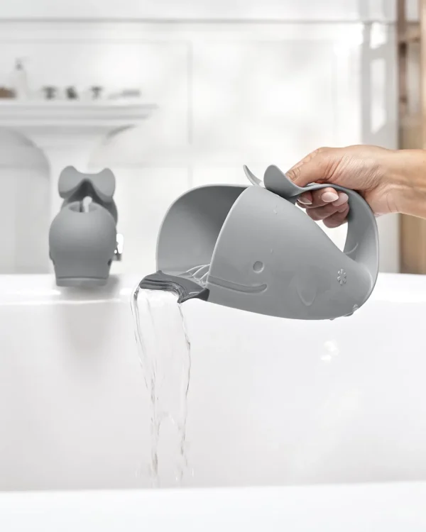 Skip Hop MOBY® Waterfall Bath Rinser - Grey Outlet