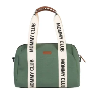 Childhome Mommy Club Nursery Bag - Signature Canvas - Green Best