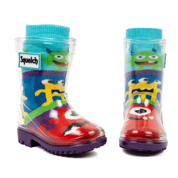 Squelch Monster Tot Welly Sock Sale