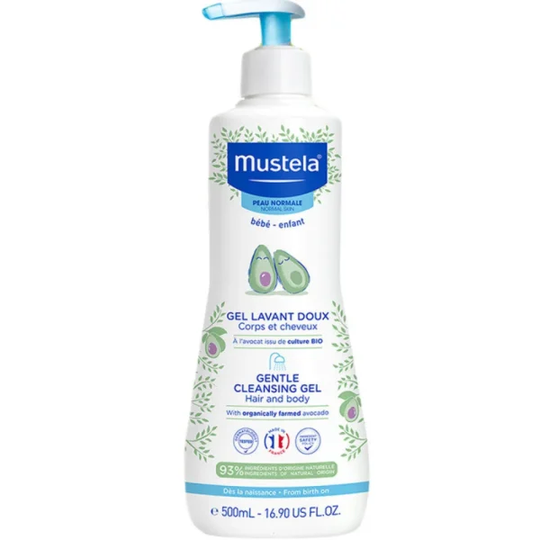 Mustela Gentle Cleansing Gel - Hair & Body 500ml Outlet