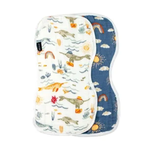 Bebe au Lait Narwhal + Hello Sunshine Muslin Burp Cloths Discount