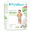 PureBorn Organic Diapers Size 5 - 11-18kg - 44 Diapers New