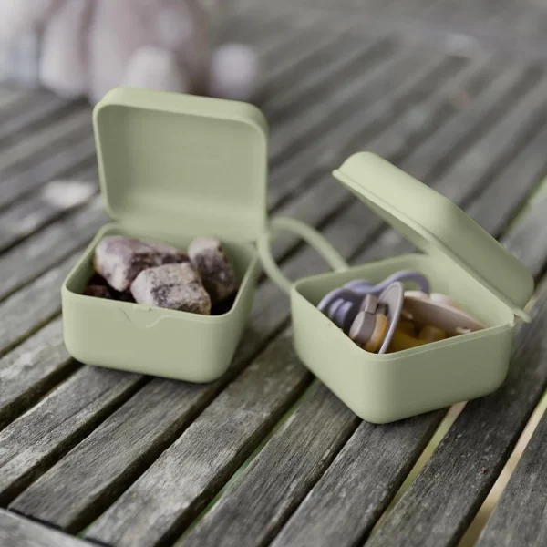 BIBS Pacifier Box - Sage Sale