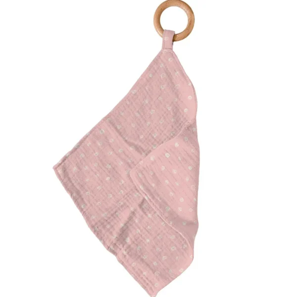 Newcastle Classics Pink Pearl Polka Dot Blankie Teether New