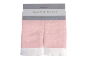 Newcastle Classics Pink Pearl Polka Dot Blankie Outlet