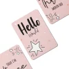 Twinkle u0026 Giraffe Pink Twinkle Stars Baby Milestone Cards - Set of 25 Outlet