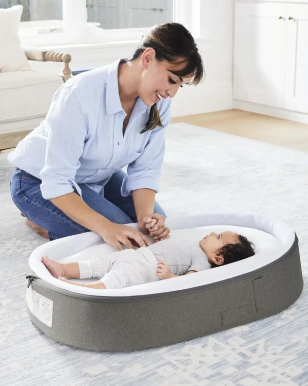 Skip Hop Playful Retreat Baby Nest - Grey Melange Outlet