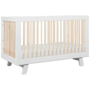 Babyletto Pre-Order Hudson 3-in-1 Convertible Crib - White/Washed Natural New