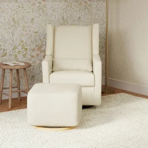 Babyletto Pre-Order Kiwi Electronic Recliner and Swivel Glider in Eco-Performanc Outlet