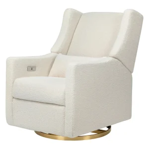 Babyletto Pre-Order Kiwi Electronic Recliner and Swivel Glider in Boucle with US Discount