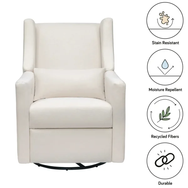 Babyletto Pre-Order Kiwi Electronic Recliner and Swivel Glider in Eco-Performanc Outlet