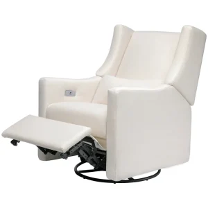 Babyletto Pre-Order Kiwi Electronic Recliner and Swivel Glider in Eco-Performanc Outlet