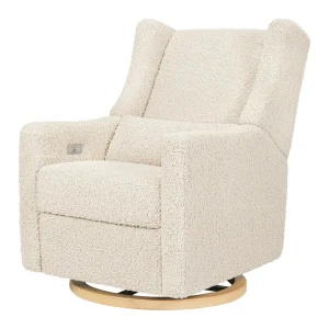 Babyletto Pre-Order Kiwi Electronic Recliner and Swivel Glider in Teddy Loop wit Outlet