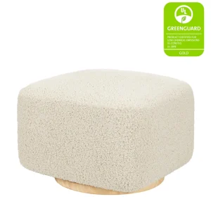 Babyletto Pre-Order Kiwi Gliding Ottoman in Teddy Loop Best