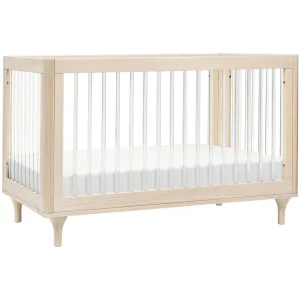 Babyletto Pre-Order Lolly 3-in-1 Convertible Crib - Washed Natural / Acrylic Outlet