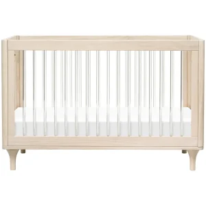 Babyletto Pre-Order Lolly 3-in-1 Convertible Crib - Washed Natural / Acrylic Outlet