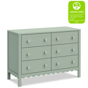 DaVinci Pre-Order Sammy Scallop 6-Drawer Dresser Exclusive - Light Sage Online