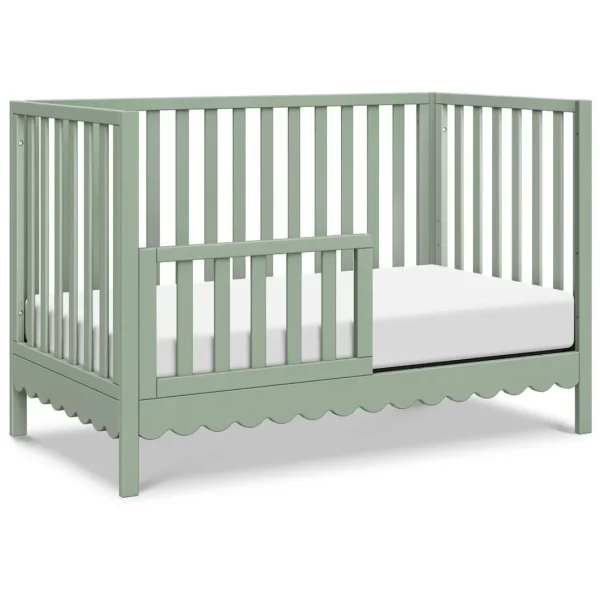 DaVinci Pre-Order Sammy Scallop 4-in-1 Convertible Crib -Light Sage Clearance