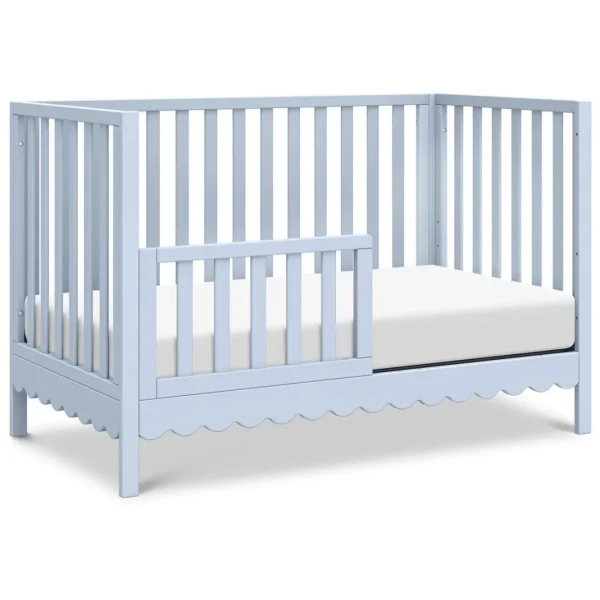 DaVinci Pre-Order Sammy Scallop 4-in-1 Convertible Crib - Powder Blue Discount