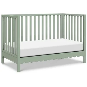 DaVinci Pre-Order Sammy Scallop 4-in-1 Convertible Crib -Light Sage Clearance