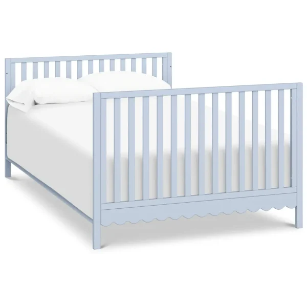 DaVinci Pre-Order Sammy Scallop 4-in-1 Convertible Crib - Powder Blue Discount