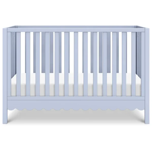 DaVinci Pre-Order Sammy Scallop 4-in-1 Convertible Crib - Powder Blue Discount