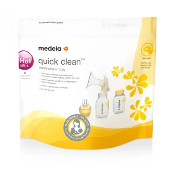 Medela Quick Clean™ Microwave bags New