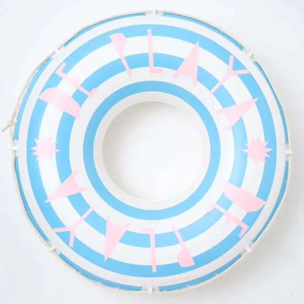 SunnyLife Retro Pool Ring - De Playa Stripe Clearance