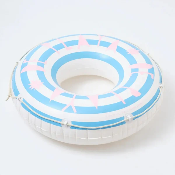 SunnyLife Retro Pool Ring - De Playa Stripe Clearance