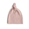 Mushie Ribbed Baby Beanie - Blush Hot