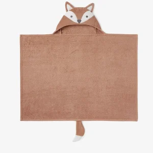 Elegant Baby Rust Fox Hooded Baby Bath Wrap Fashion