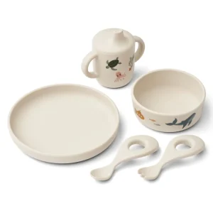 Liewood Ryle Baby Tableware Set - Sea Creatures Fashion