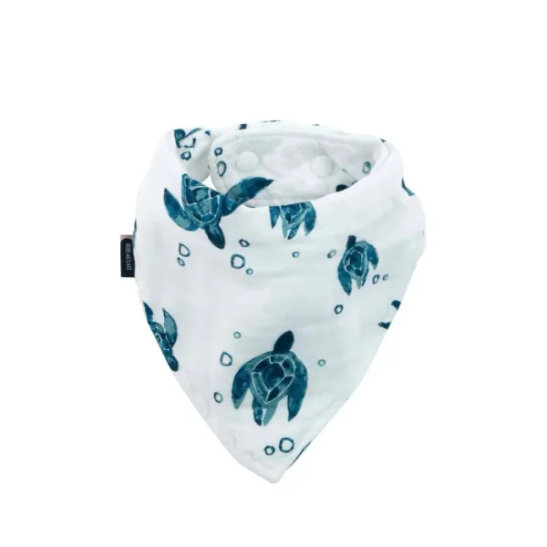 Bebe au Lait Sea Turtle Muslin Bandana Bib Best