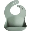 Mushie Silicone Baby Bib - Cambridge Blue Fashion