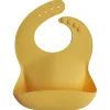 Mushie Silicone Baby Bib - Mineral Yellow Best