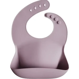 Mushie Silicone Baby Bib - Pale Mauve Outlet