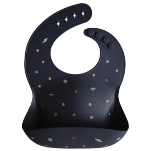 Mushie Silicone Baby Bib - Planets Sale