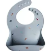 Mushie Silicone Baby Bib - Retro Cars Fashion