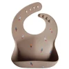 Mushie Silicone Baby Bib - Rocket Ship Sale