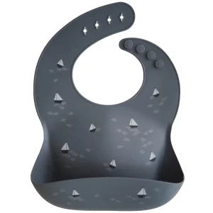 Mushie Silicone Baby Bib - Sailboats Best