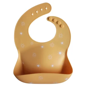 Mushie Silicone Baby Bib - Sun Best