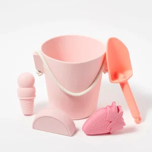 SunnyLife Silicone Bucket & Spade Set - Pink Hot