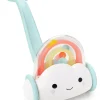 Skip Hop Silver Lining Cloud Rainbow Push Toy New