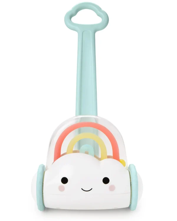 Skip Hop Silver Lining Cloud Rainbow Push Toy New