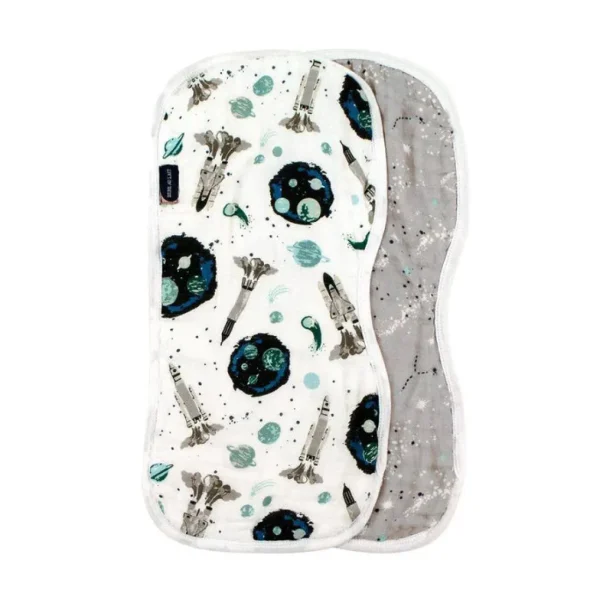 Bebe au Lait Space + Galaxy Oh So Soft Muslin Burp Cloths Online