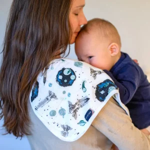 Bebe au Lait Space + Galaxy Oh So Soft Muslin Burp Cloths Online