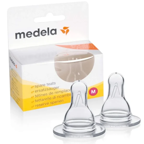 Medela Spare Teat M - Set of 2 Hot