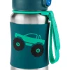 Skip Hop Spark Style Stainless Steel Straw Bottle -Truck Best