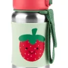 Skip Hop Spark Style Stainless Steel Straw Bottle - Strawberry Outlet