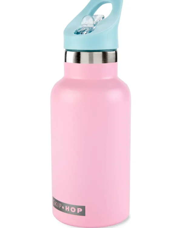 Skip Hop Stainless Steel Canteen Bottle With Stickers - Pink Sale